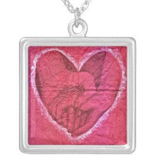 Holding Hands Heart necklace
