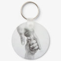Holding hands keychains