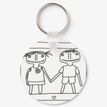 Holding Hands keychains