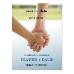 Holding Hands l Save The Date Photo Postcard