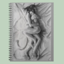 Holding my heart notebooks