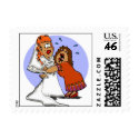 "Holding On" Postage Stamp by Aquavel "Holding On" Postage Stamp
