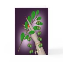 HOLDING OUT AN OLIVE BRANCH cards