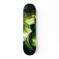 Holding the Green Lantern Skate Board Decks