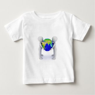 Holding World Carefully Infant T-shirt