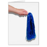 HoldingPompom062710shadows Greeting Cards