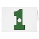 Hole in 1 greeting cards