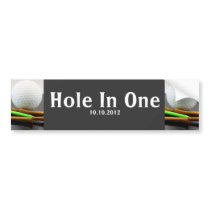 Hole In One Bumper Stickers