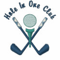 Hole In One Club embroidered shirts