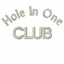 "Hole In One Club" embroidered shirts