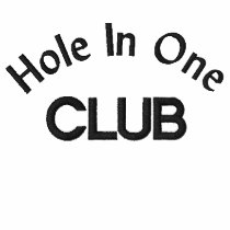 "Hole In One Club" embroidered shirts