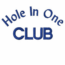 "Hole In One Club" embroidered shirts