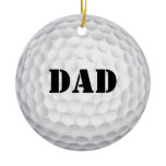 Hole In One! Golf Ball Christmas Ornaments