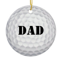 Hole In One! Golf Ball Christmas Ornaments
