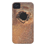 Hole in rust iPhone 4 Barely there case Case-mate Iphone 4 Case