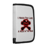 Hole In The Head Anti Valentine Folio Planner
