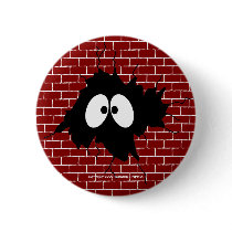 Hole in the Wall Button by screwballgraphics Hole in the Wall Button
