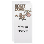holey cow funny holy cow pun cartoon rack cards