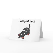 Holey Moley Card (Large Print)