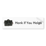 Holga, Honk if You Holga Bumper Sticker