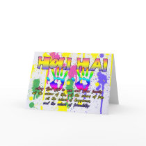 Holi Hai Festival Of Colors Greeting Card - Happy