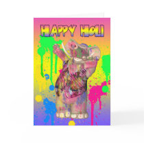 Holi Hai Festival Of Colors Greeting Card - Happy