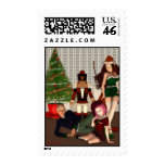 Holiday Anime Group Stamp