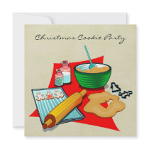 Holiday Baking Christmas Cookies Ingredients Baker Custom Announcements