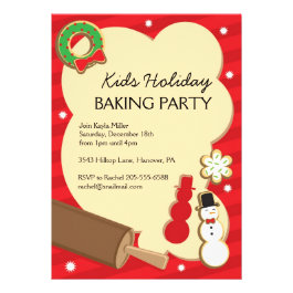 Holiday Baking Party Invitation