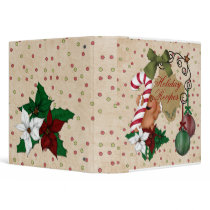 Holiday baking recipe book binders by camerashyphotos Holiday baking recipe book binders