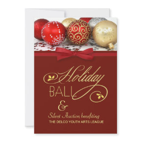 Holiday Ball & Charity Event Invitation invitation