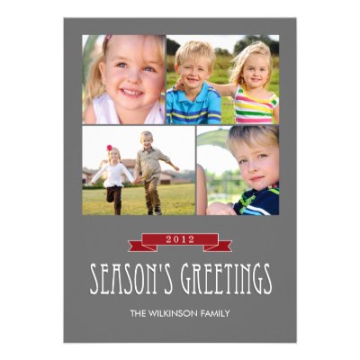 Holiday Banner Holiday Photo Card