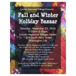 Holiday Bazaar Flyer, Colorful Yarn