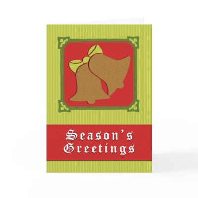 Holiday Bells - Greeting Card by mcbonet