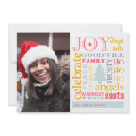 Holiday best colorful Christmas greeting photo Announcements