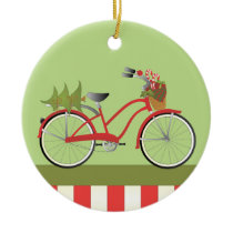 Holiday Bicycle Christmas Tree Ornaments