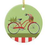 Holiday Bicycle Christmas Tree Ornaments