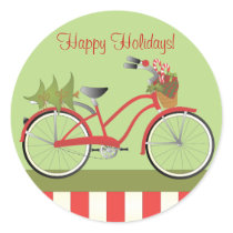 Holiday Bicycle stickers