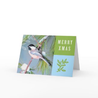 Holiday Bird Greeting Card card