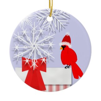 Holiday Bird, ornament ornament