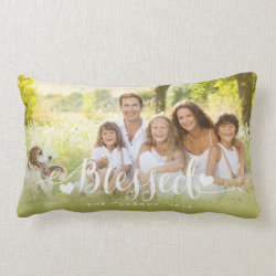 Holiday Blessings | Holiday Photo Throw Pillow