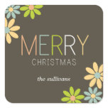 Holiday Blooms Holiday Gift Stickers stickers