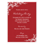 Holiday Blossoms Holiday Party Invitations invitations