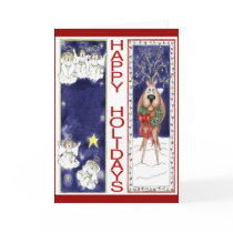 Holiday Bookmarks Card cards