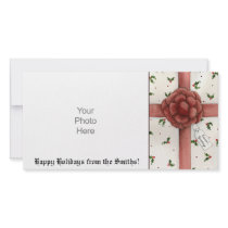 Holiday Bow Photo Card