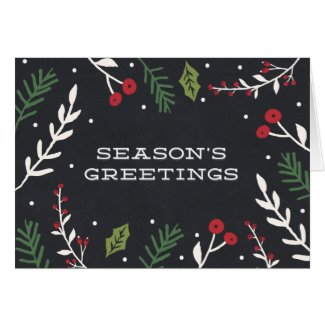 HOLIDAY BRANCHES | HOLIDAY GREETING CARD