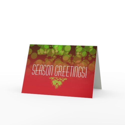 Holiday Bubbles Card card
