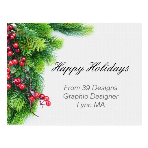 Holiday Business Postcards