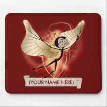Holiday butterfairy mousepads by wizardmarilyn Holiday butterfairy mousepads