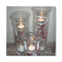 Holiday Candle Light magnets